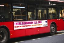 The Christian Party's advert is being carried on 50 London buses.  