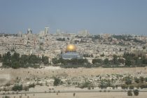A view of Jerusalem from the Mount of Olives.