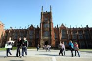 A general view of Queens University, Belfast.  University tuition ...