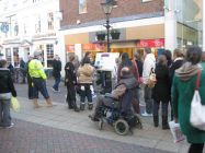 Crowd drawing Gospel messages in Kent lead to literature distribution ...