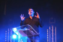 Will Graham preaching at Rock Thurrock