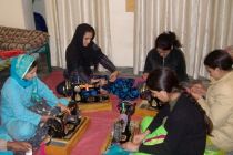 Girls are learning to sew at a Siloam-supported sewing centre