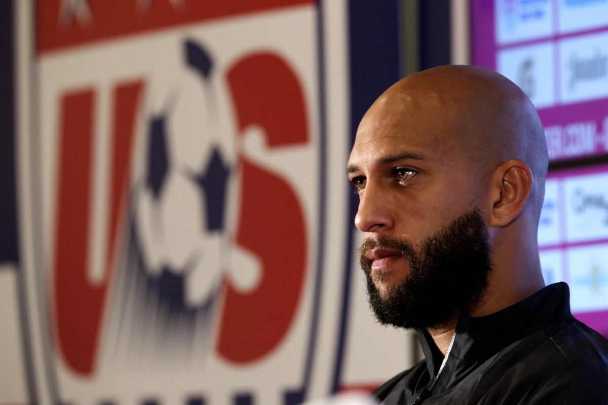 USA star Tim Howard: 'All be to God'