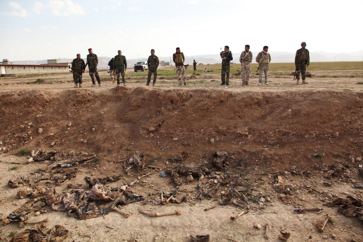 Sinjar: Mass graves discovered amid accusations of 'Yazidi genocide'