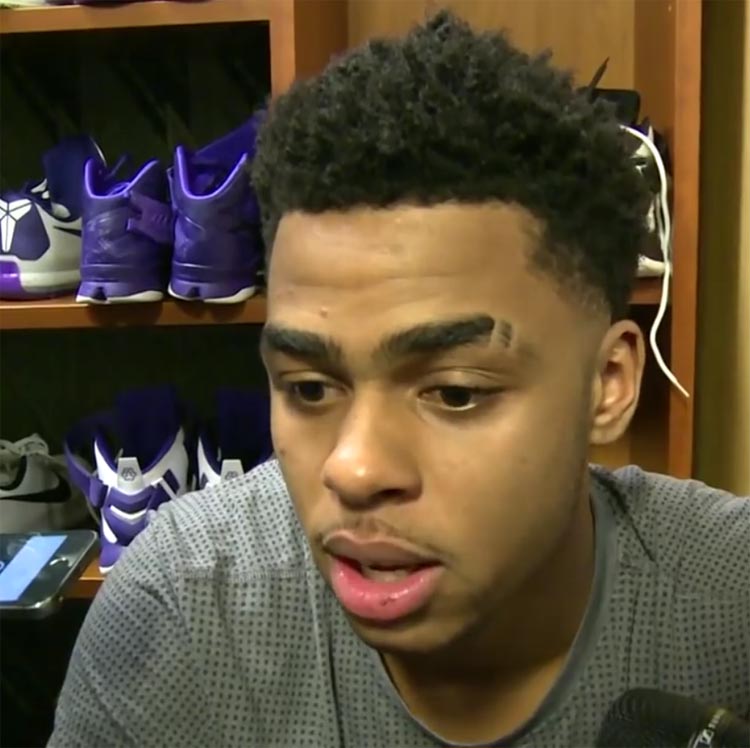 DAngelo Russell named Lakers starting point guard for remainder of season