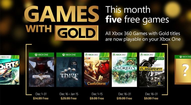 Jogos GRÁTIS Xbox LIVE GOLD de DEZEMBRO 2015 (Xbox 360 / Xbox ONE) 