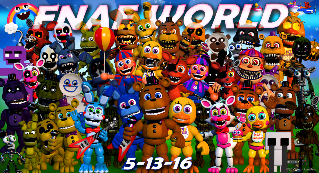FNAF World Updates; Introduces Characters, Mini-Game