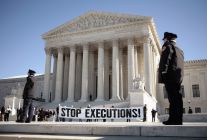 protesters-against-the-death-penalty-unfurl-a-banner-outside-the-us-supreme-court-in-washington