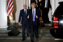donald-trump-and-mike-pence-depart-the-main-clubhouse-at-trump-national-golf-club