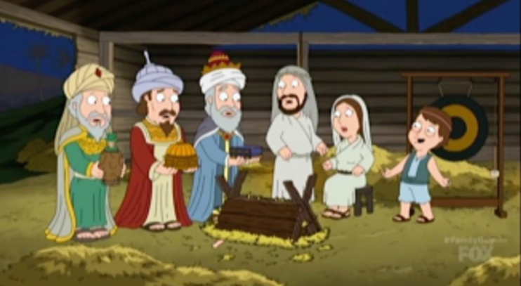 Animated TV Show Mocks Nativity Scene, Shows Baby Jesus Getting Kicked