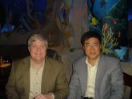(left to right) Dr James Michael Stevens and  Jang W. Choi.