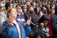 Thousands came together at Upton Park, East London to pray on ...