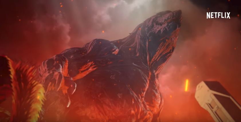 First Story Details for Tohos GODZILLA MONSTER PLANET Anime Movie With  New Poster Art  GeekTyrant