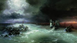 passage-of-the-jews-through-the-red-sea-1891-by-ivan-aivazovsky