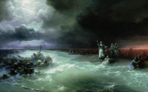 passage-of-the-jews-through-the-red-sea-1891-by-ivan-aivazovsky